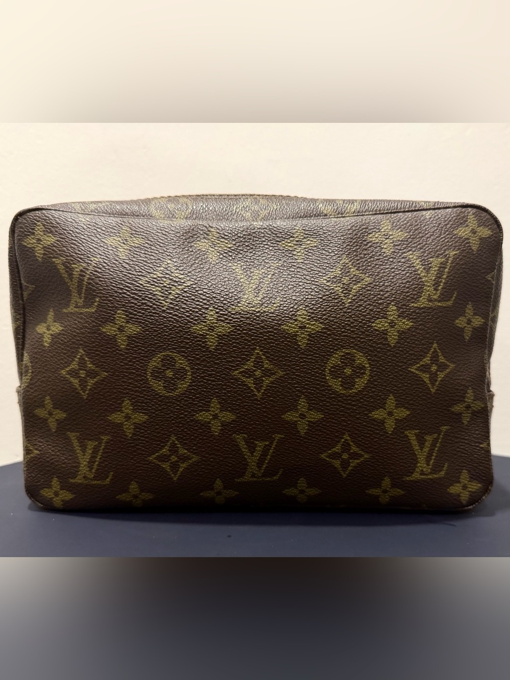Vintage Louis Vuitton Trousse Toilette 23 Monogram Cosmetic Pouch Authentic